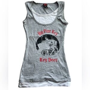 Big Pine Key, FL Key Deer Tank Top Size M